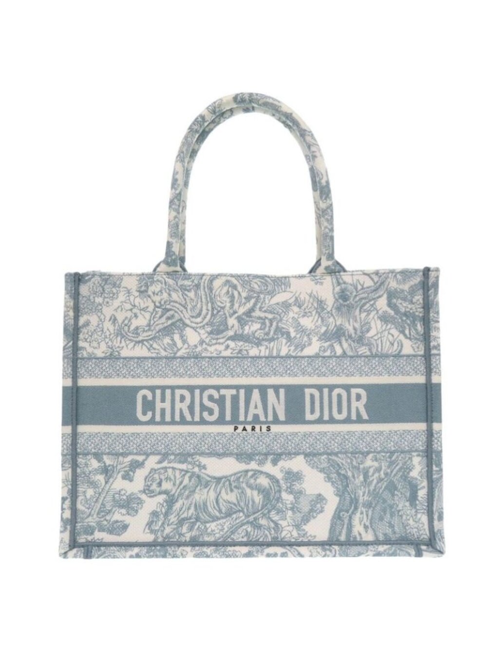 Dior Book Tote Toile de Jouy Embroidery Cotton Light - Picture 1 of 9
